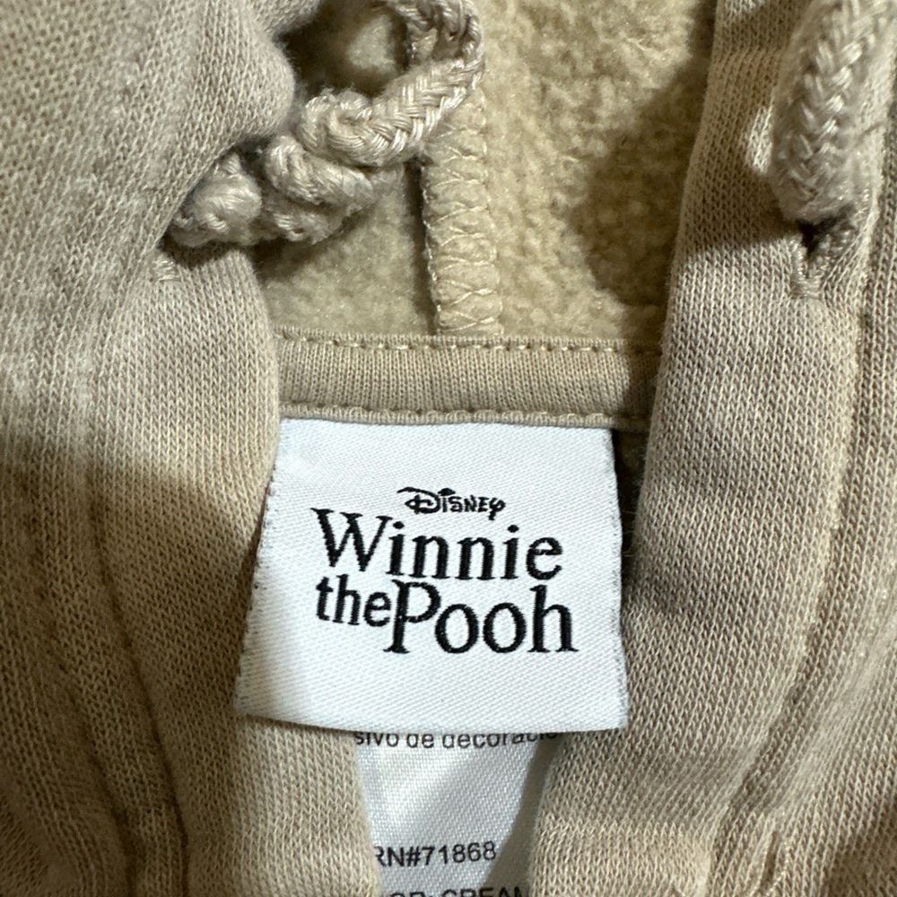Disney Winnie The Pooh Women’s Full Zip Character Hooded Jacket Oversized XS - Picture 4 of 10